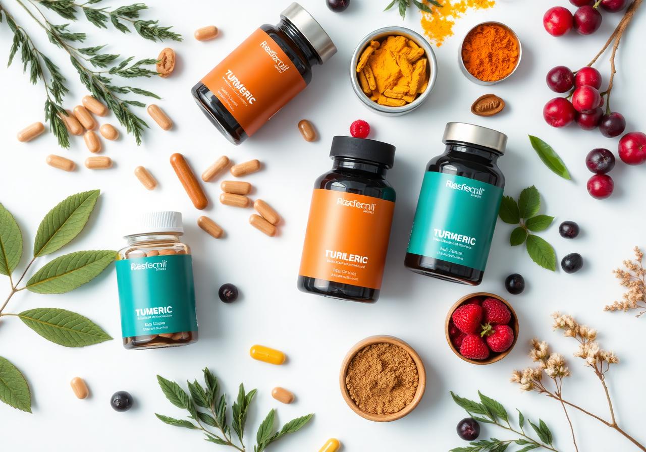 Clinical nutraceutical product line — supplements, herbs and botanicals